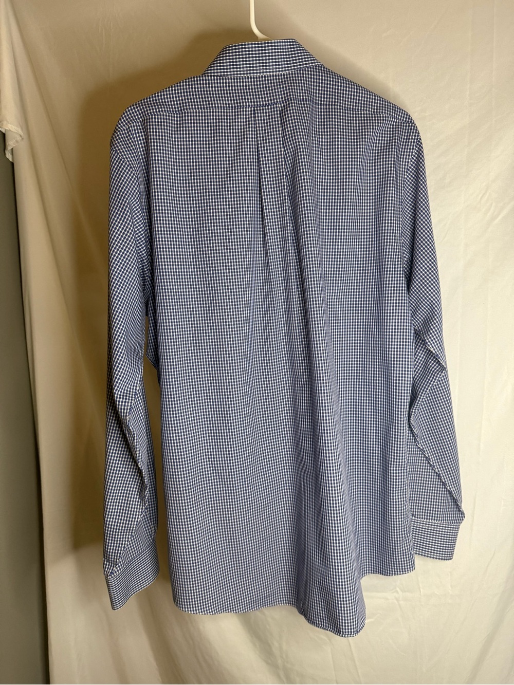 Brooks Brothers Regent Men’s Dress Shirt Blue White Gingham Check Non-Iron 16-35 - Picture 3 of 8